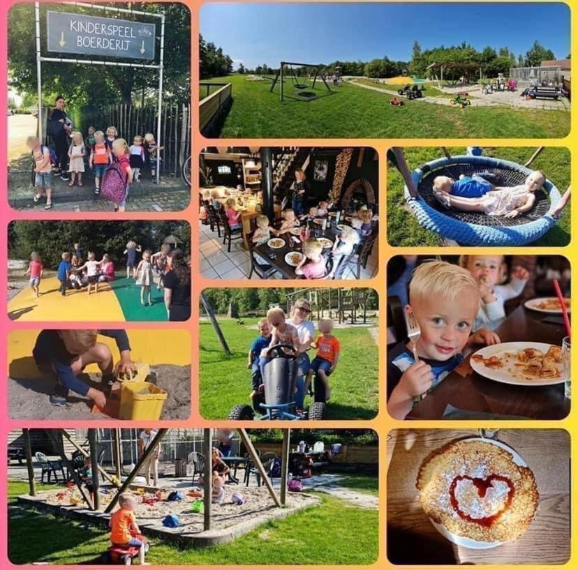 Pipowagens Bij Pannenkoekenrestaurant & Camping De Koppenjan 'Een Uniek Verblijf Met Kinderspeelboerderij' Jubbega-Schurega Exteriér fotografie